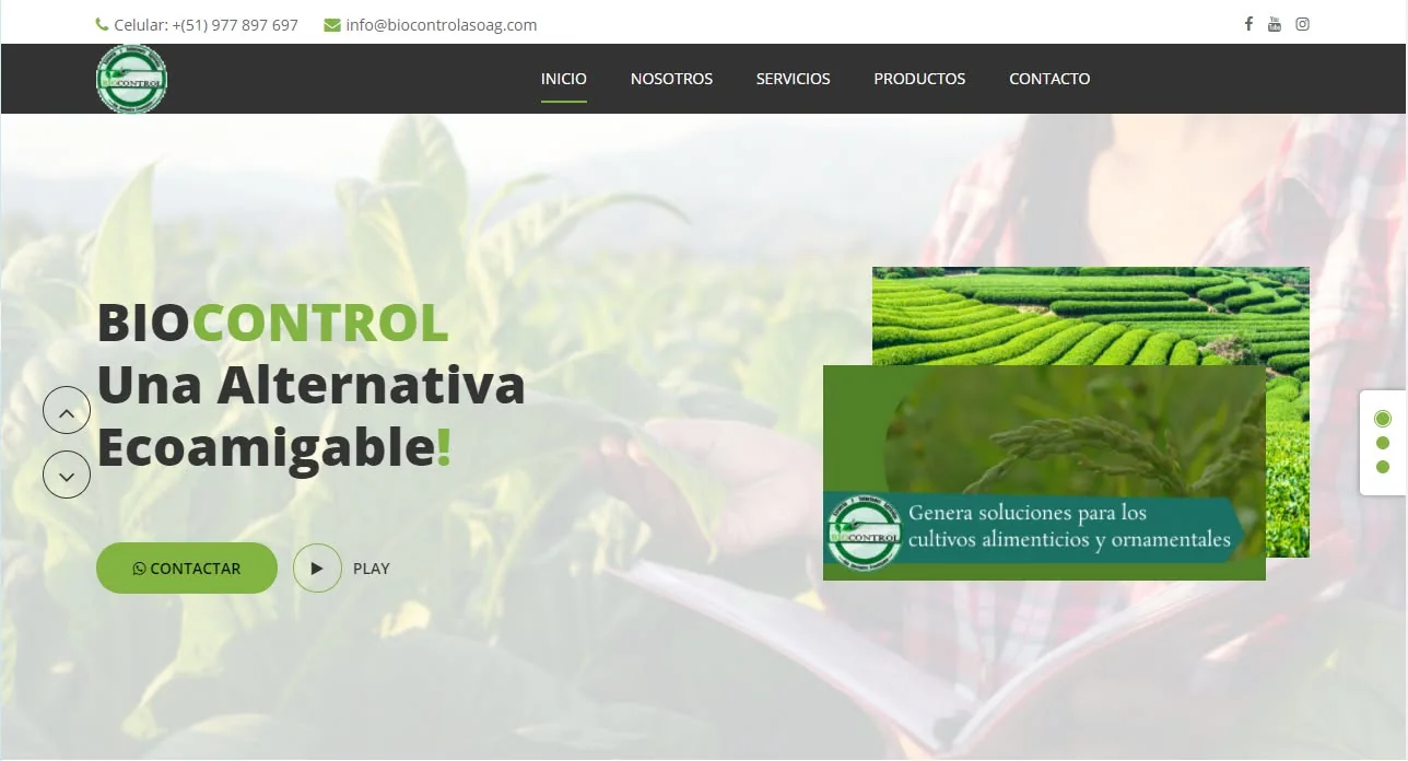 Sitio web Biocontrol ASOAG