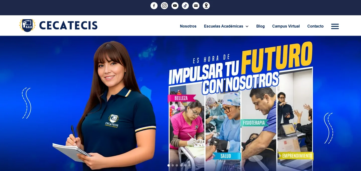 Sitio web Grupo Cecatecis