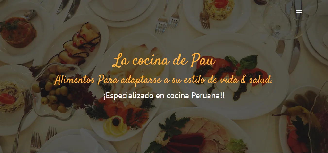 Sitio web La Cocina de Pau