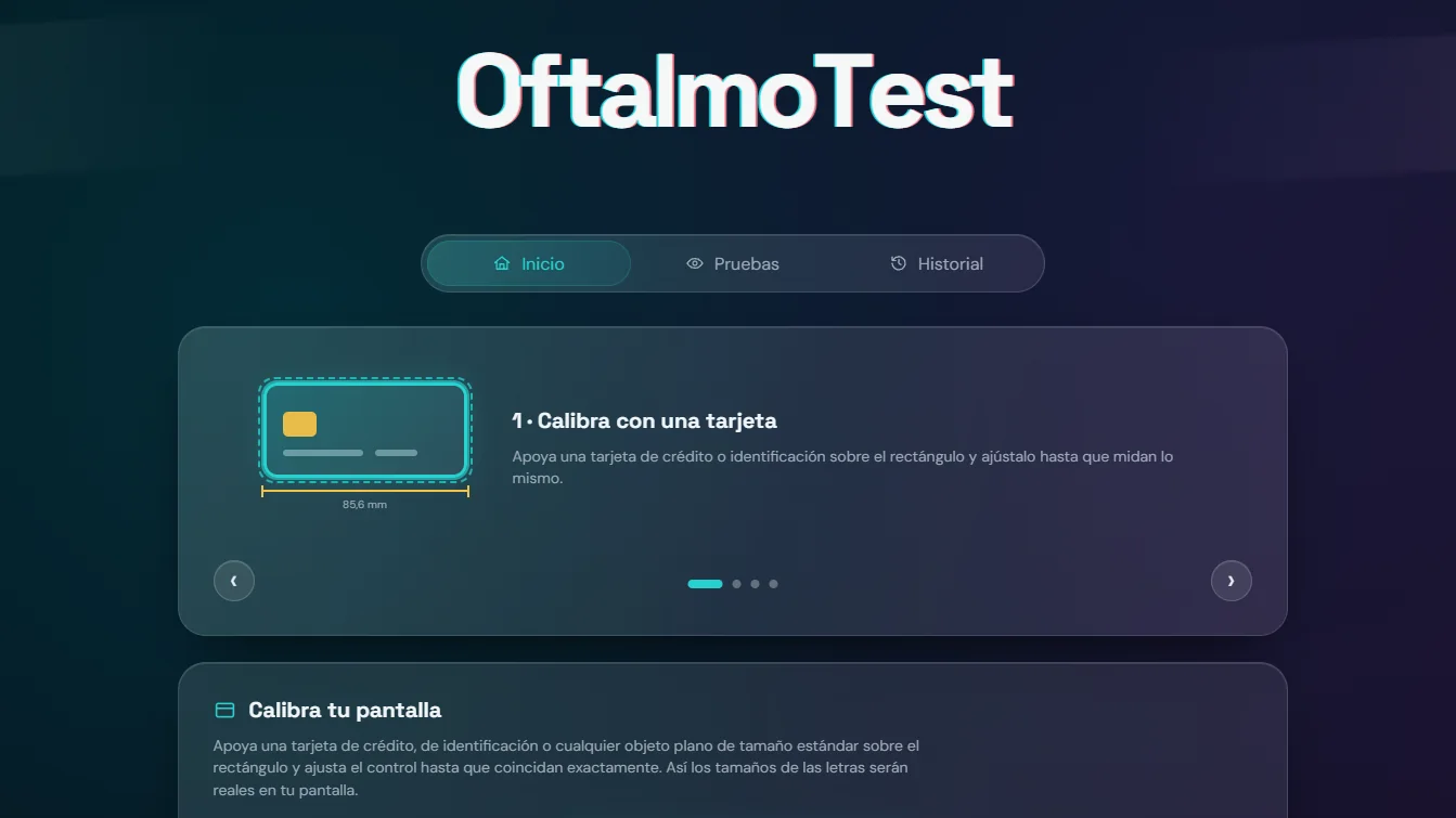 Aplicación web OftalmoEyes