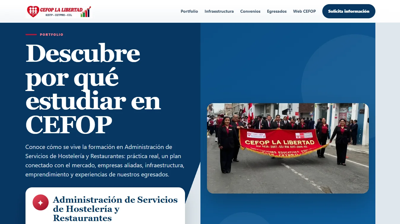 Portafolio IESTP CEFOP La Libertad